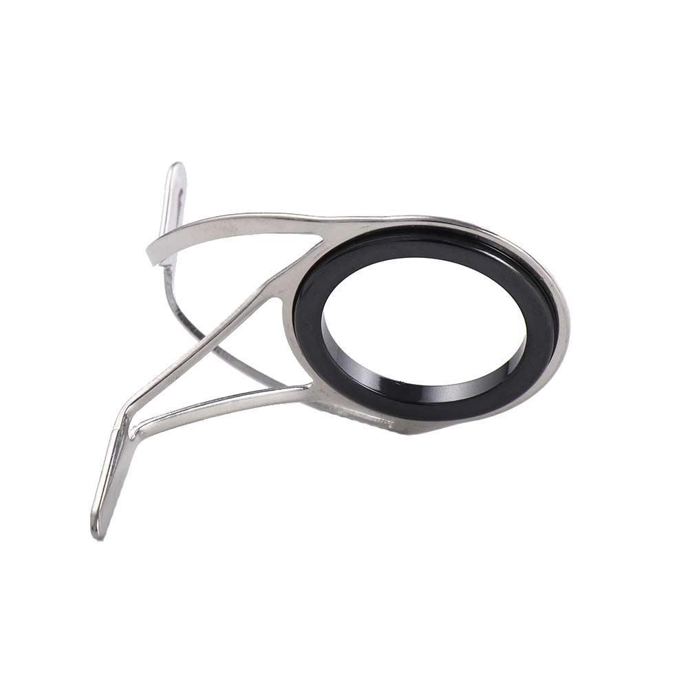 NICKOLAS1 Tips Pancing Guides Two-foot guide Ring Mata Pemandu Kawat Loop Aksesoris Pancing Stainless Steel