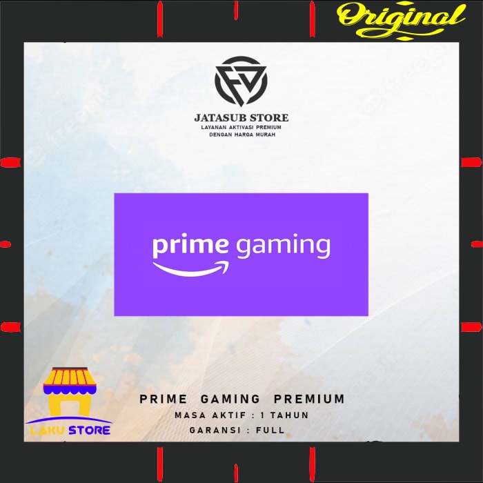 Odading [8/1] New Laris Prime Gaming Premium 1 Tahun - Video Games Amazon Best Seller - Big Sale /