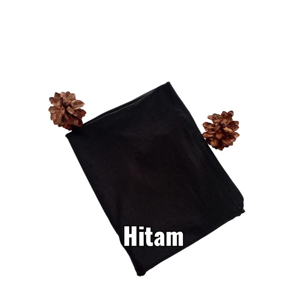 Hijab Instan jersey segitiga|| Jilbab segitiga jersey instan-hitam