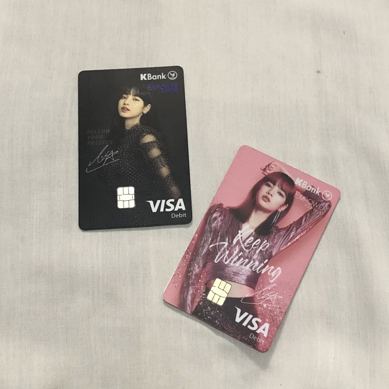 LISA BLACKPINK KBANK ATM CARD (photocard)