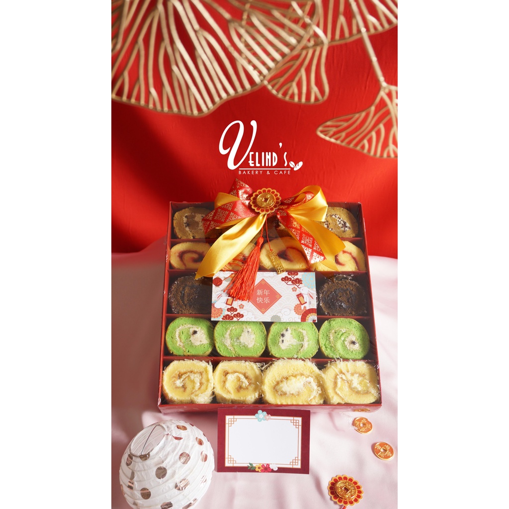 

Assorted Rollcake Mix/Velind's Bakery/Bolu Gulung Imlek/Hampers/Parcel CNY