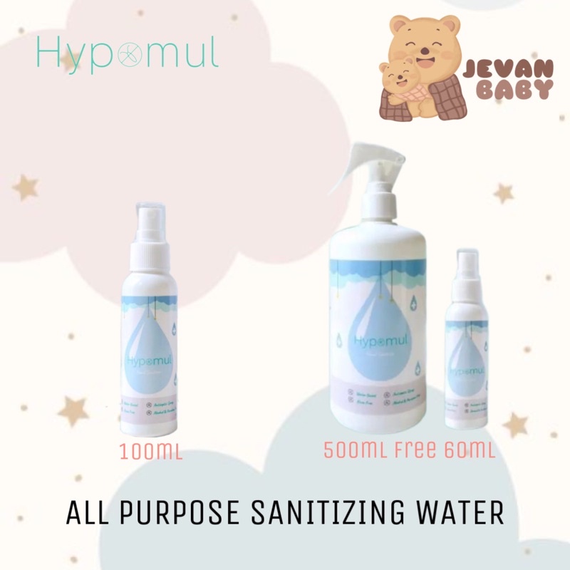 Hypomul Sanitising Water 100ml 500ml (500ml FREE 60ml)
