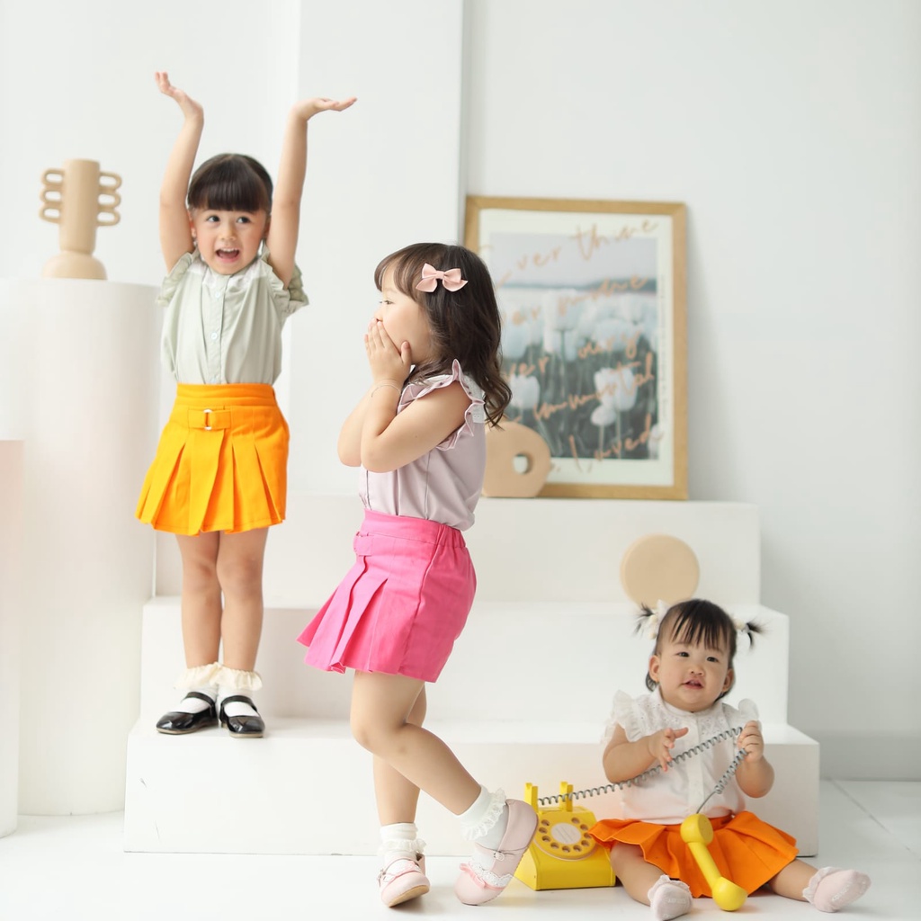 KIDDIEPODS - Scarlet Top / Baju anak perempuan / Blouse Anak perempuan / Atasan anak perempuan 1-10 tahun