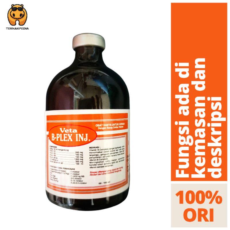 B Complek 100 Ml Injeksi - Vitamin B Komplek Injeksi - Veta B Plex Injeksi 100 Ml - Veta B Kualitas 