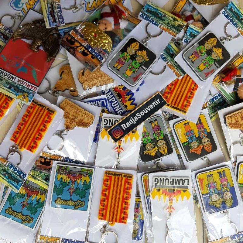 Souvenir Gantungan Kunci Khas Lampung Murah | Oleh Oleh Kota Lampung
