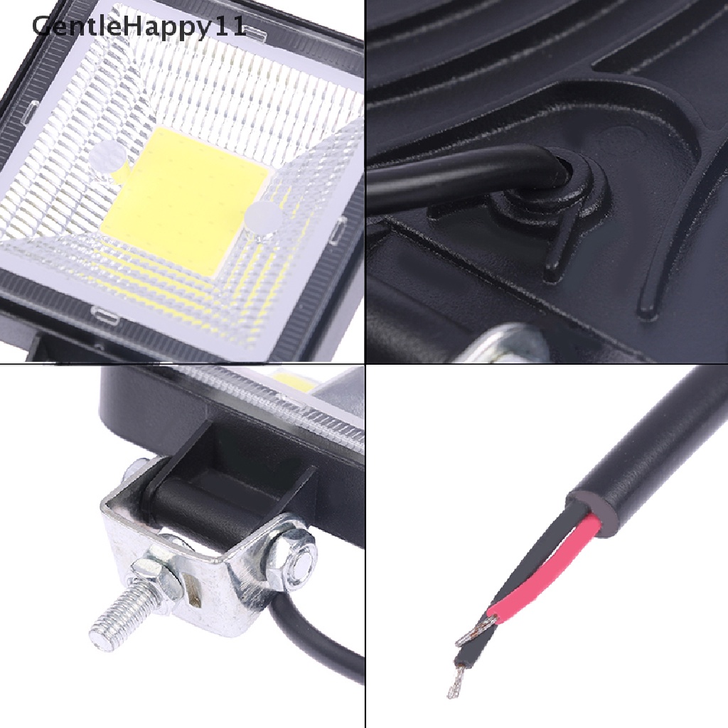 Gentlehappy Mini LED Flood Light Bar 12V 24V Lampu Kerja COB Fog Lamp Untuk Off Road 4x4 id Truk