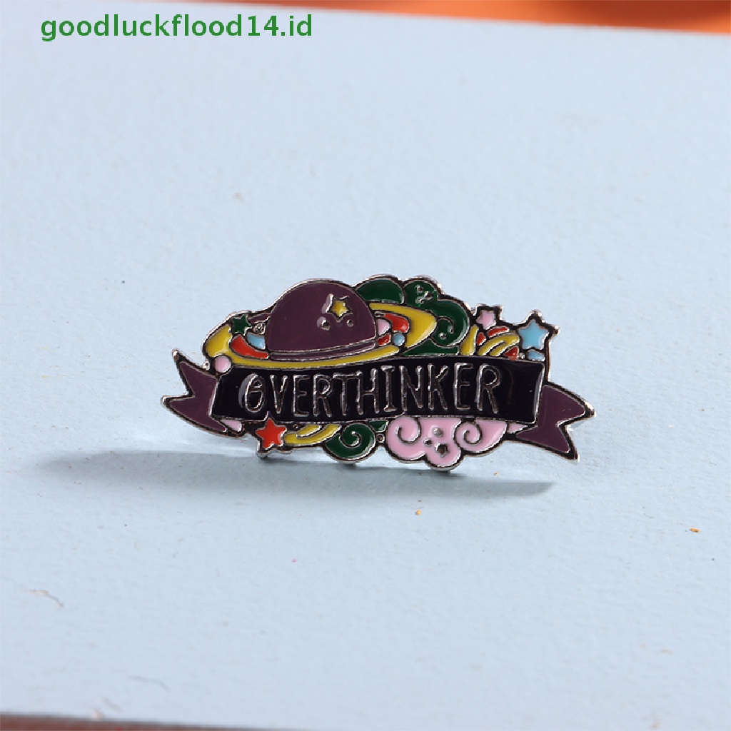 [GOOGFOUR] Enamel Kreatif Pin Kerah Lencana Bros Lucu Fashion Perhiasan Alloy Aksesoris Pakaian Tetesan Minyak Bros Hadiah [TOP]