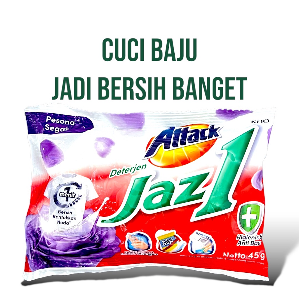 Sabun Deterjen Attack Jazz 1PCS