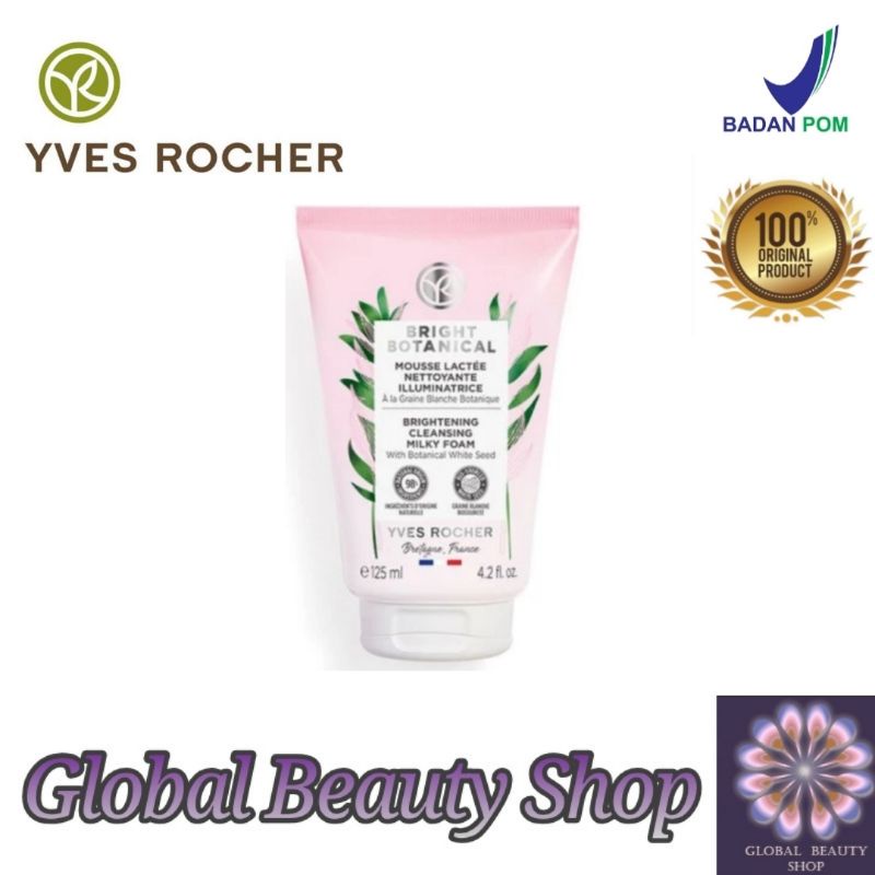 Yves Rocher Bright Botanical Brightening Cleansing Milky Foam 125ml