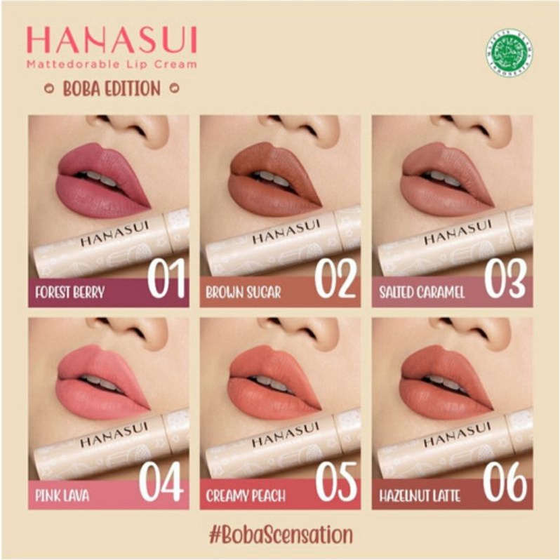 HANASUI BOBA LIP CREAM MATTE