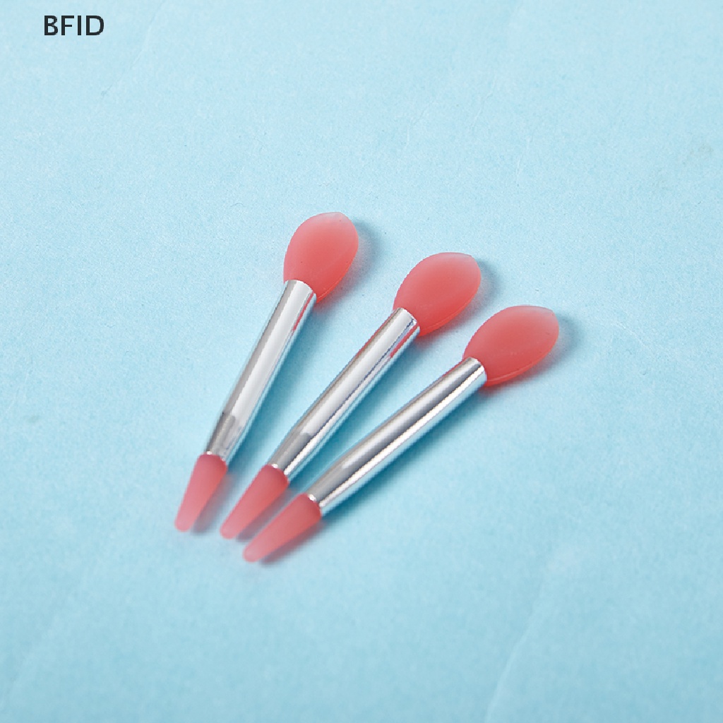 [BFID] 3pcs Silikon Lip Balms Lip Mask Brush Dengan Sucker Penutup Debu Makeup Brushes [ID]