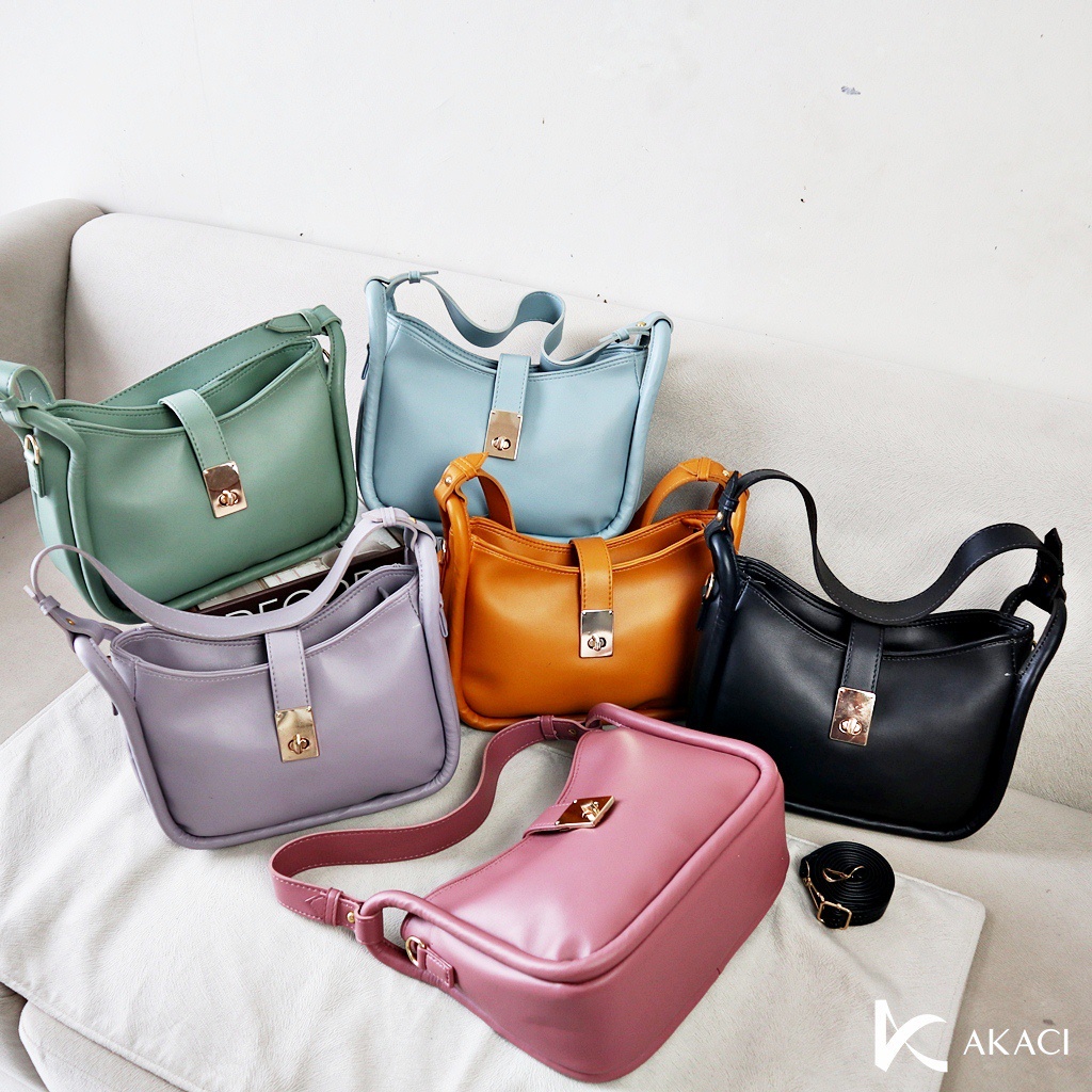 Akaci Tas Wanita Selempang dan bahu Linday  Mewah Terbaru Slingbag Erigo 02-6916