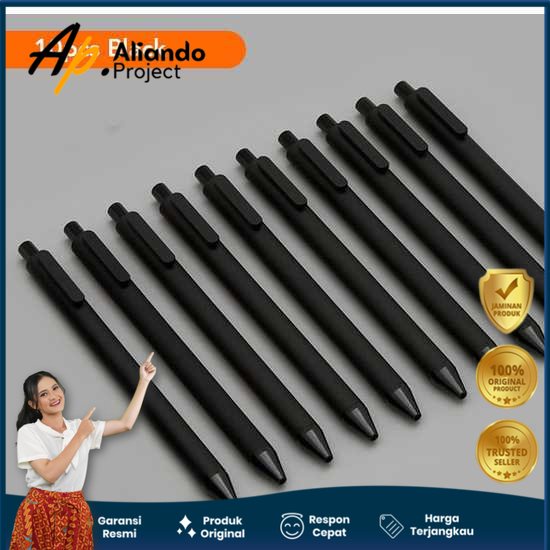 

Pena Pulpen Bolpoin Gel 0.5mm 10 PCS - K1015 (Black Ink) Modern Original Unik Murah Terjangkau Garansi