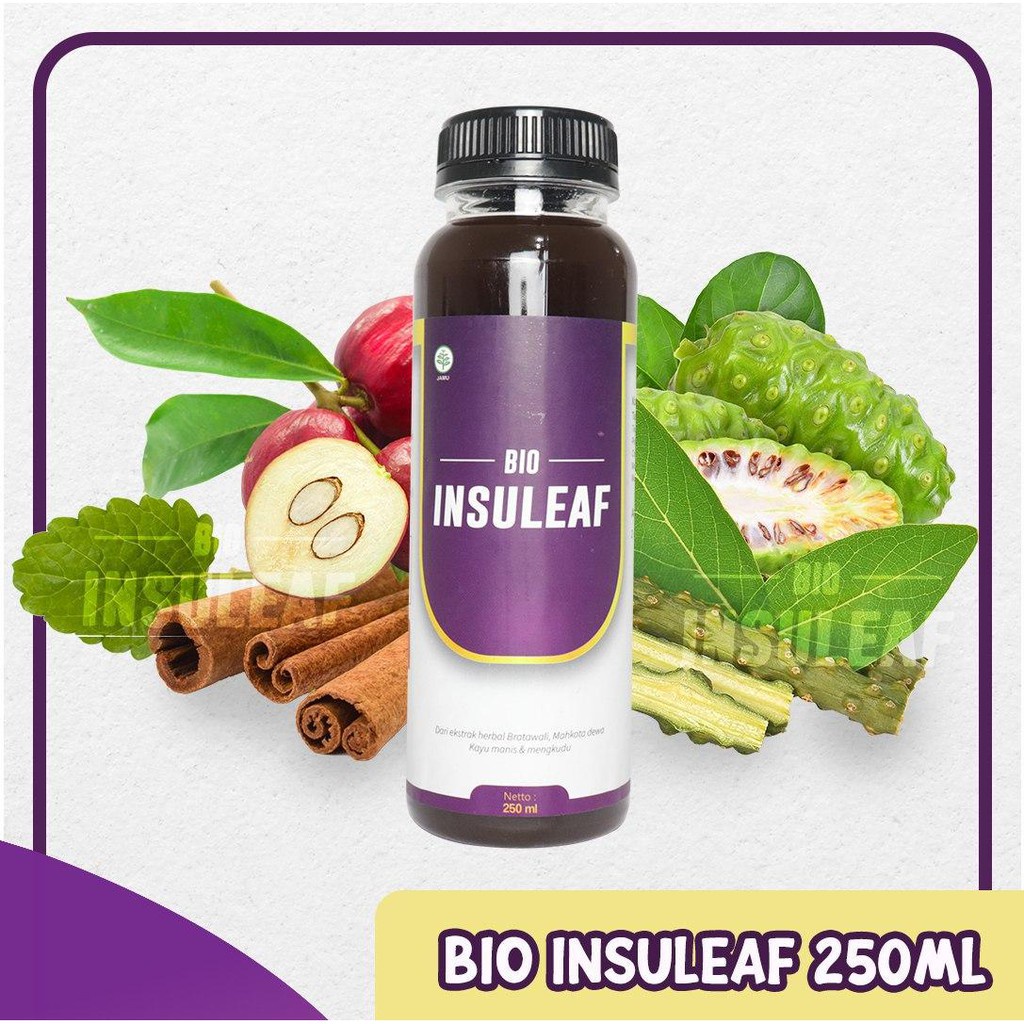 

Bio Insuleaf 250 ML - Mengatasi dan Mengobati Kencing Manis (Diabetes)