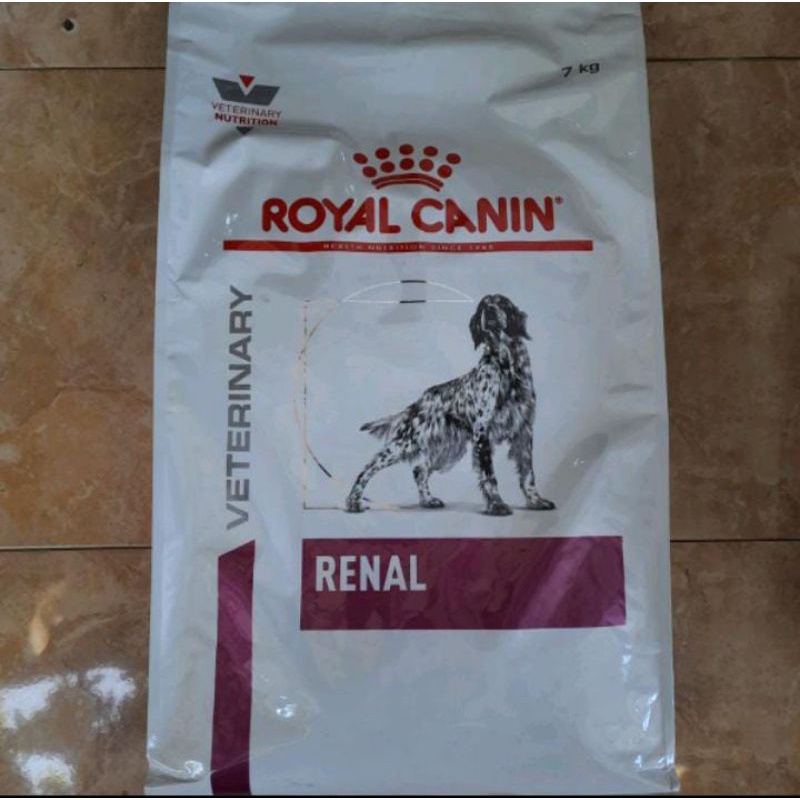 Dog Food Royal Canin Veterinary Renal 7kg (Go-jek only) makanan anjing gangguan saluran pipis