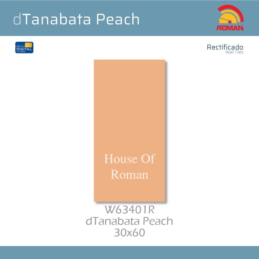 ROMAN KERAMIK DTANABATA PEACH 30X60R W63401R (ROMAN HOUSE OF ROMAN)