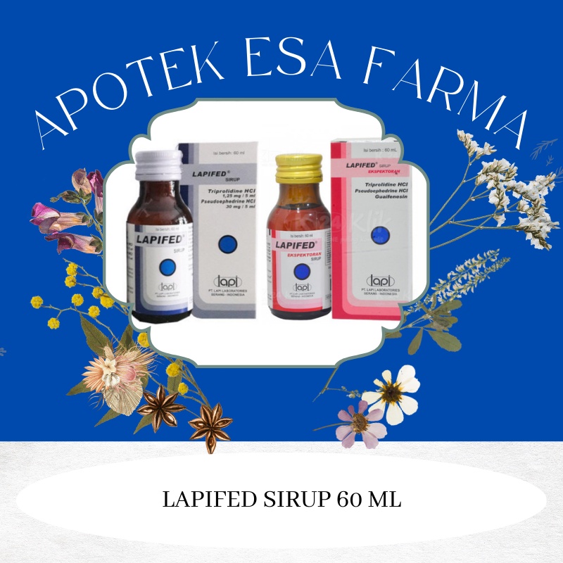LAPIFED SIRUP|LAPIFED SIRUP EKSPEKTORAN 60ML