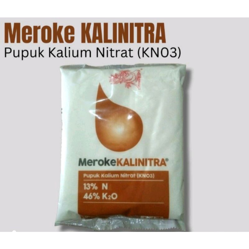 Meroke Kalinitra KNO3 Putih kemasan pabrik 1 kg