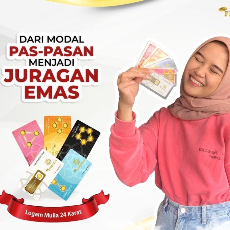 Fine Gold Emas Mini 0.001 gram Logam Mulia 24 Karat