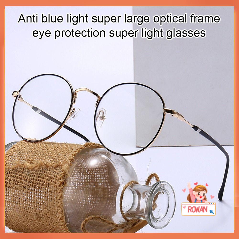 R-flower Anti-Blue Light Kacamata Pria Wanita Tahan Lama Pelindung Mata Ultra Light Frame