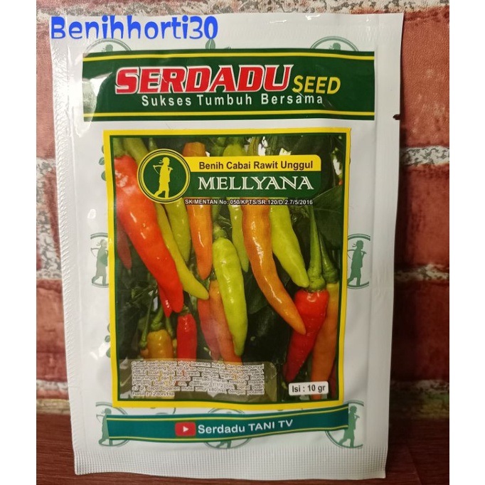Benih Cabe Rawit Mellyana isi 10 gram