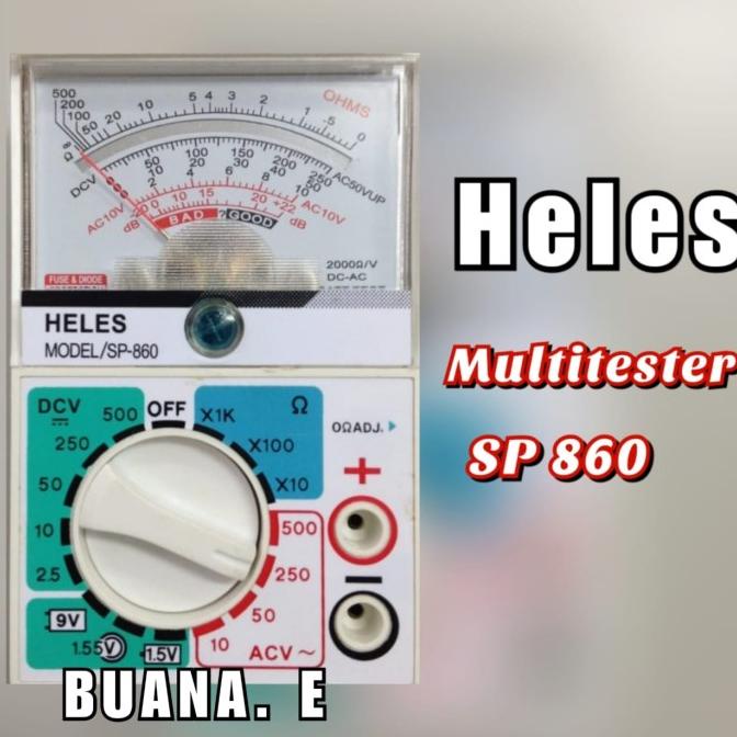 MULTITESTER HELES SP860 / AVOMETER / MULTIMETER ANALOG HELES SP-860