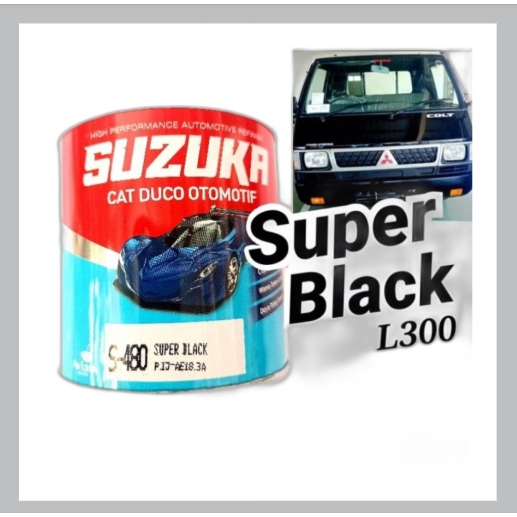 Cat Duco Kayu Besi Premium Suzuka Lacquer 200cc SUPER BLACK