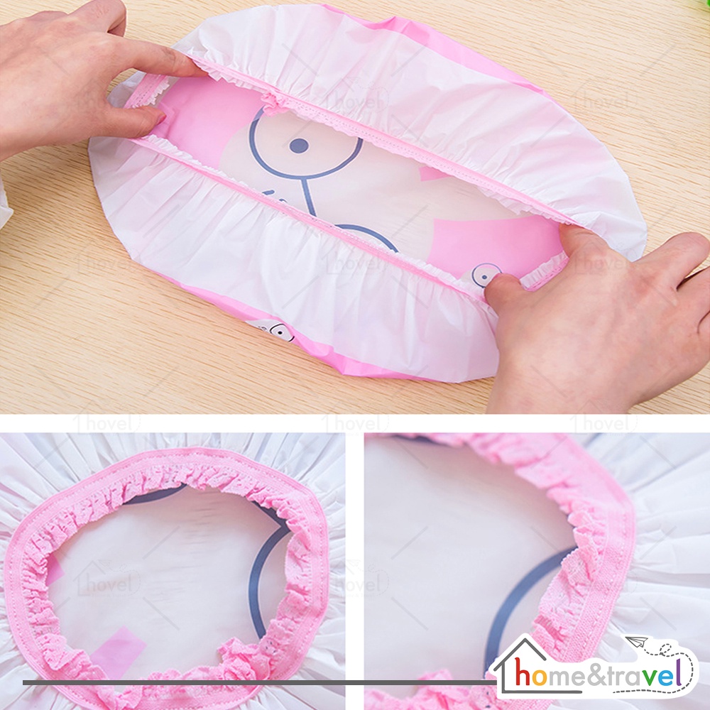 HOVELSHOP SHOWER CAP Topi Keramas Karakter - Shower Cap Lucu