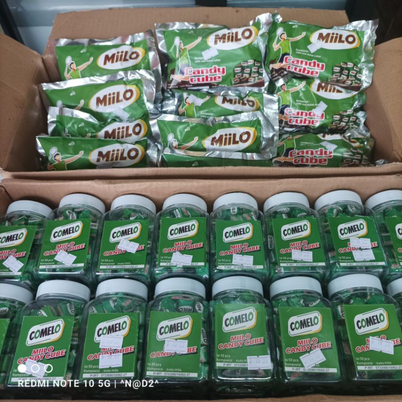 (FreeOngkir) miilo cube / milo candy cube / permen milo toples / coklat tobelo / coklat arab kerikil