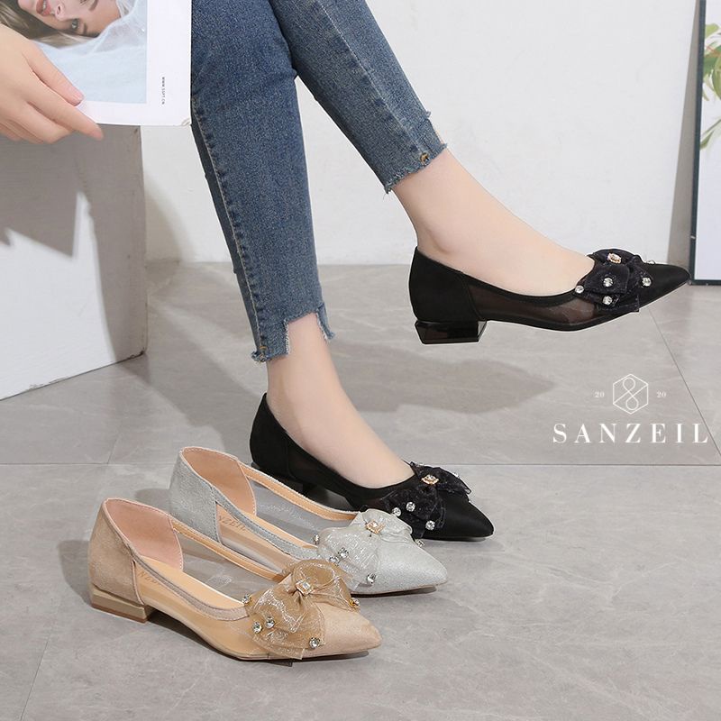 2012 SANZEIL Mia Heels Import Wanita dengan ACC Pita