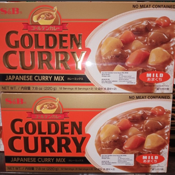 

S&B golden curry sauce mix mild 220gr