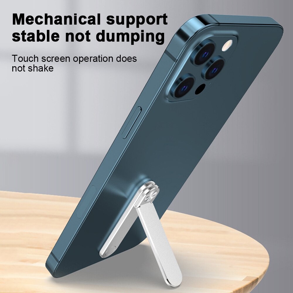 Mini Poweful Smartphone Stand Holder Foldable Aluminium