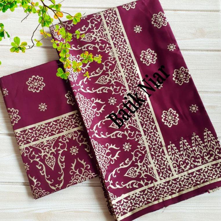↠ kain batik prada emas niar songket palembang ₴