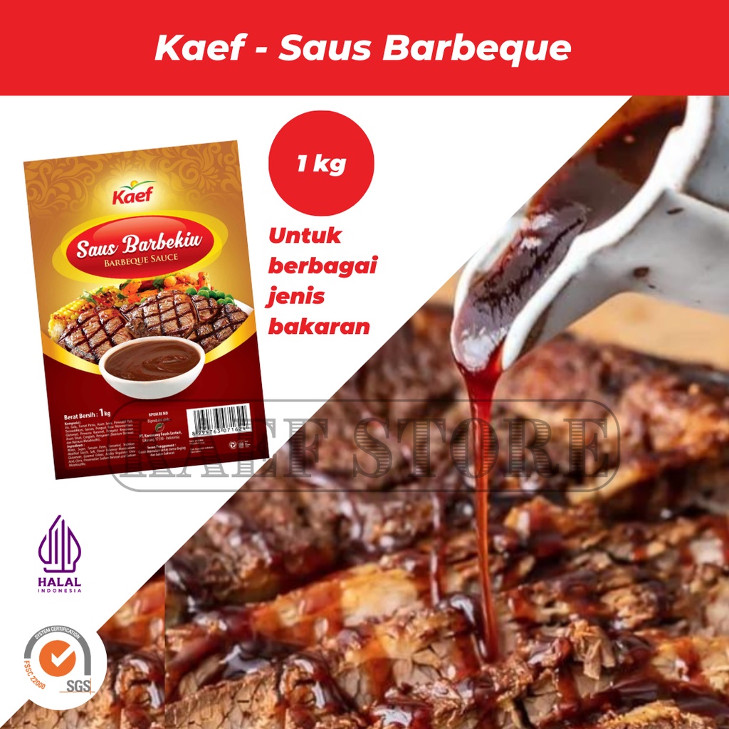 

BBQ Sauce Premium | Saus Barbeque | KAEF Barbecue 1 kg