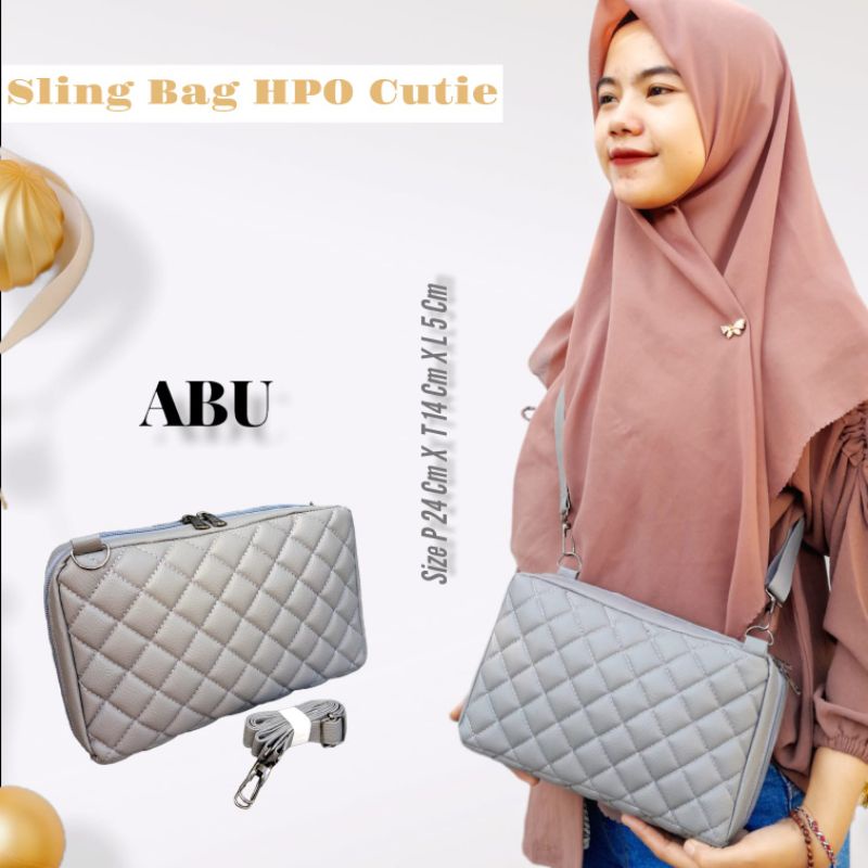 SLING BAG HPO CUTIE BANYAK RUANG