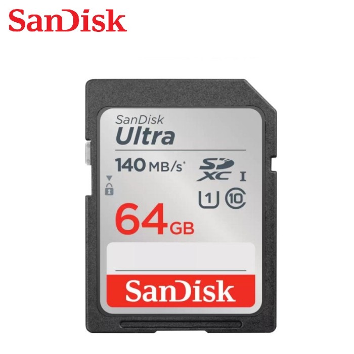 SD Card SanDisk Ultra SDXC 64GB 140MB/s class 10