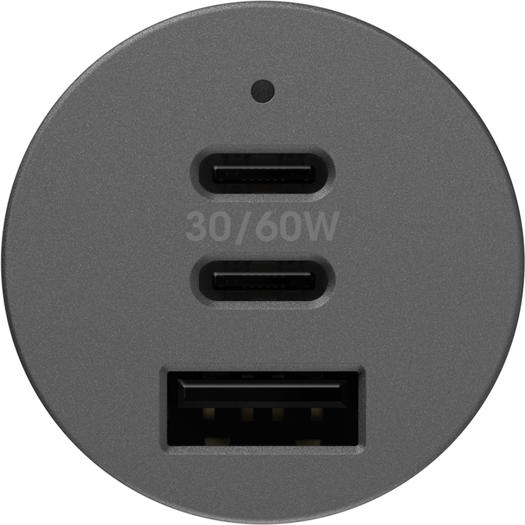 OtterBox Car Charger 72W 3 Port USB C 30W x 2 USB A 12W Fast Charging