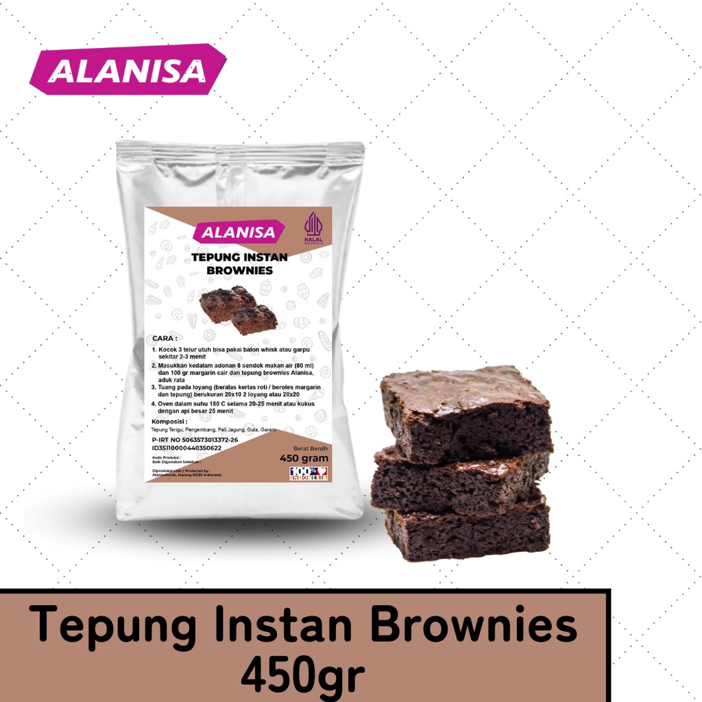 

Tepung Instan Brownies 450gr