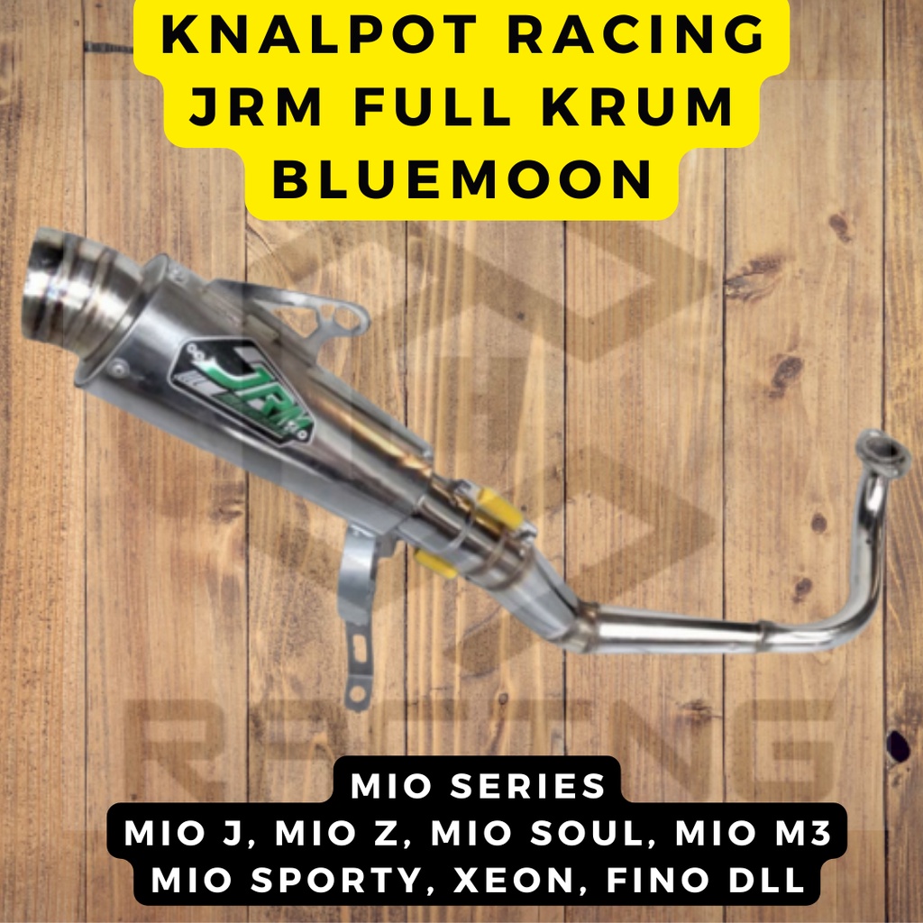 Knalpot Racing JRM Mio Sporty, M3, J, Z, Soul, Xeon, Fino (Mio all series)