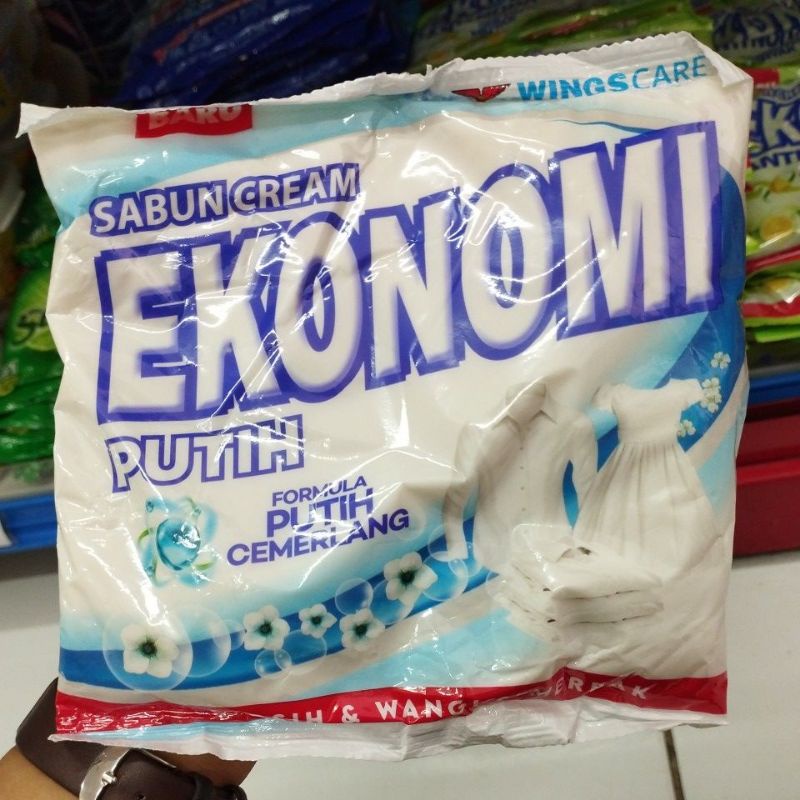 Jual Ekonomi Putih 380 Gr Sabun Cream Wings Colek Krim | Shopee Indonesia