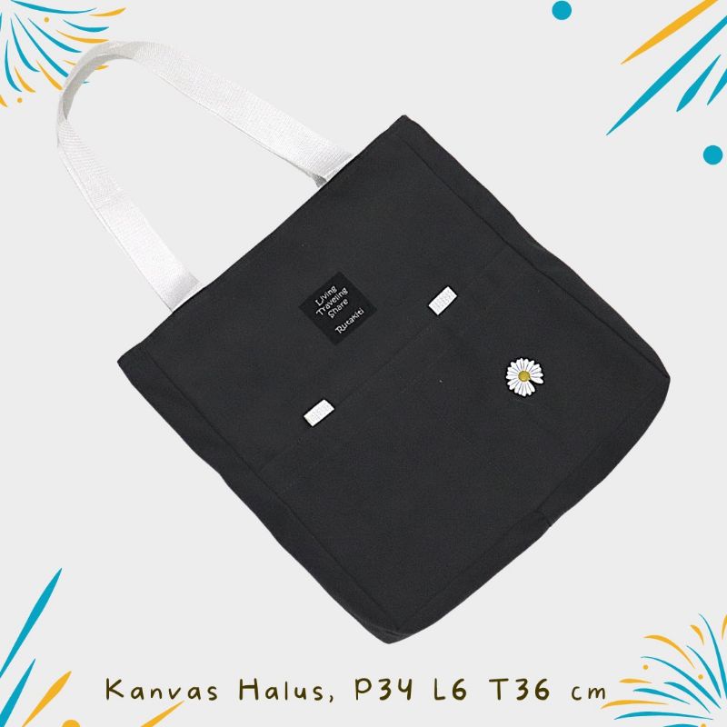 TOTEBAG CLARISSA TAS KULIAH MUAT LAPTOP TAS HANGOUT