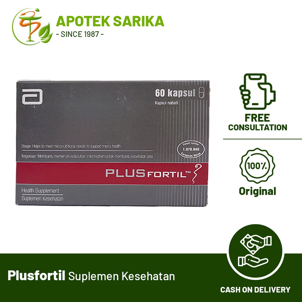 Plusfortil Kapsul / Suplemen Vitamin Kesuburan Pria