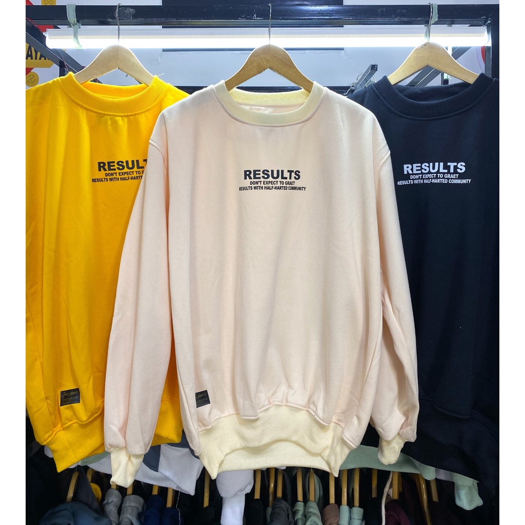Crewneck Result Brand Jico Lokal Kota Bandung Unisex Pria Wanita M L XL XXL Terbaru dan Terlaris
