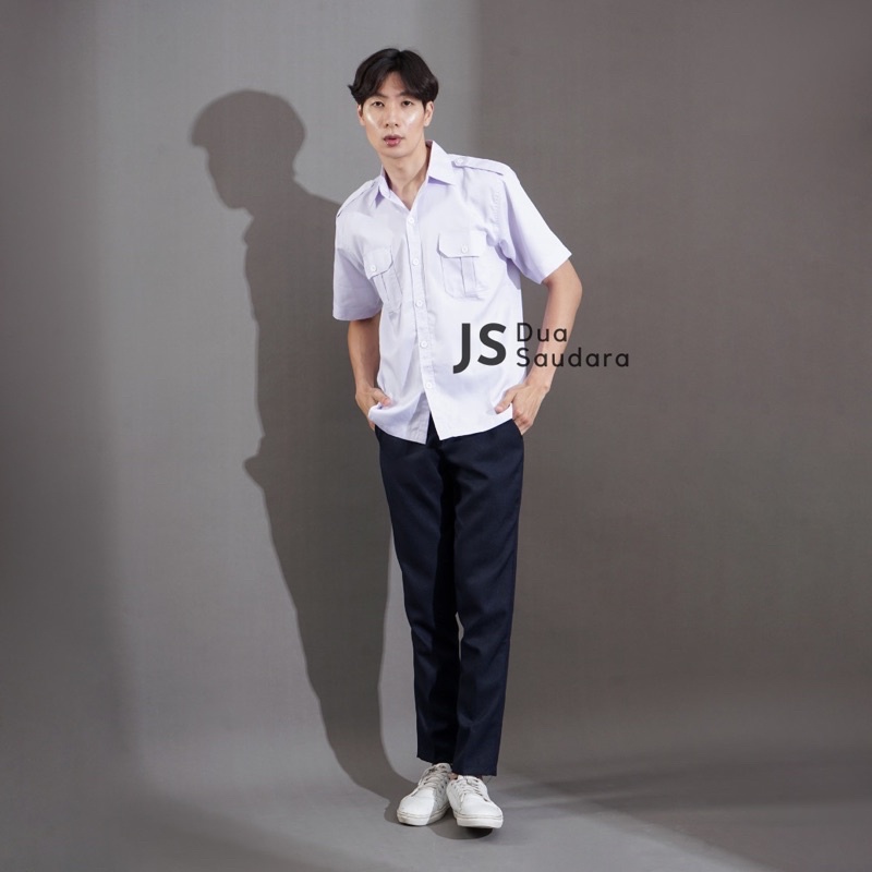 Kemeja PNS /ASN/  PUTIH PRIA LENGAN PANJANG/PENDEK / KEMEJA PEMDA / BAJU PEMDA PRIA / JK COWO
