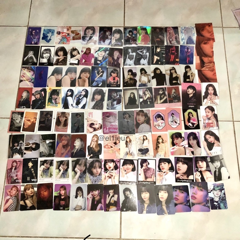 PHOTOCARD LISA BLACKPINK ALBUM MERCH SUMMER DIARY POB BORN PINK VENOM BANK MAC PENSHOPPE DVD CD KILL