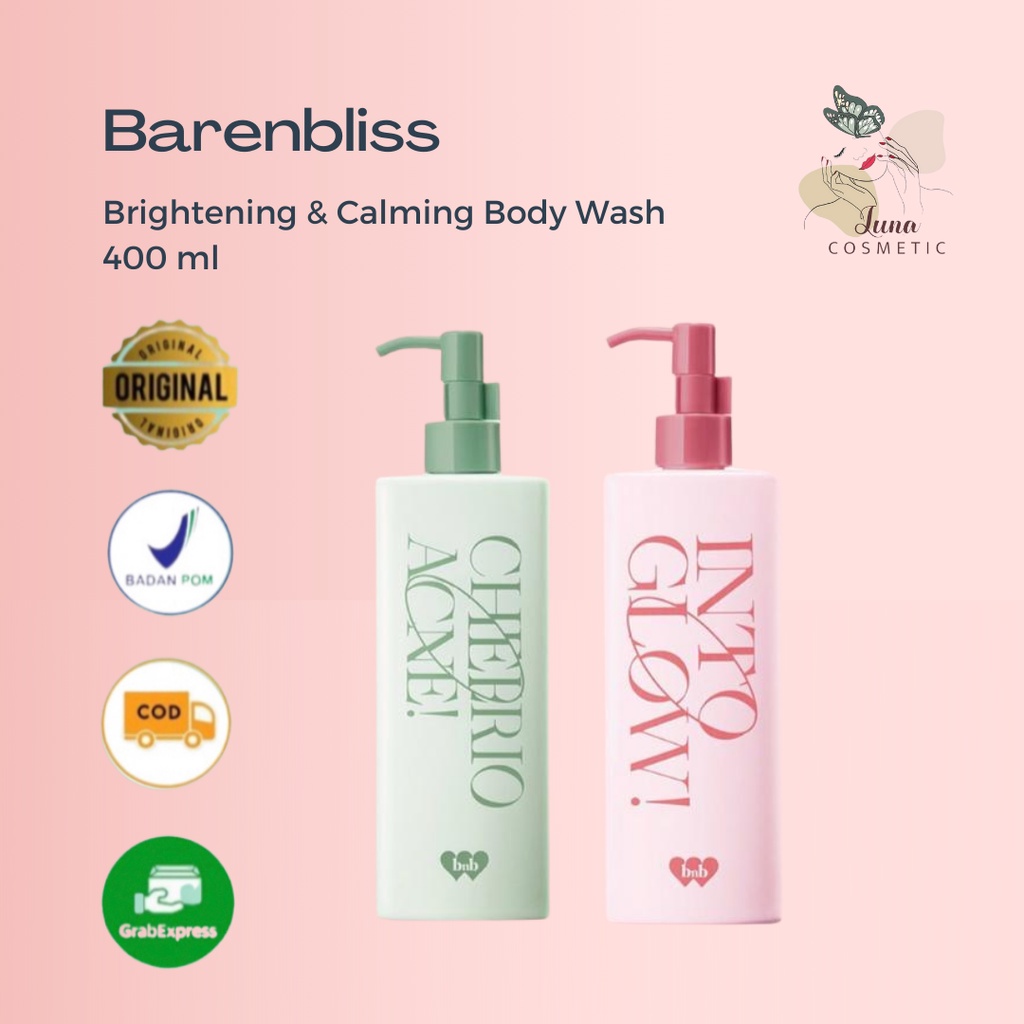 BNB Barenbliss Brightening &amp; Calming Body Wash 400 ml - Sabun Mandi Cair 400ml