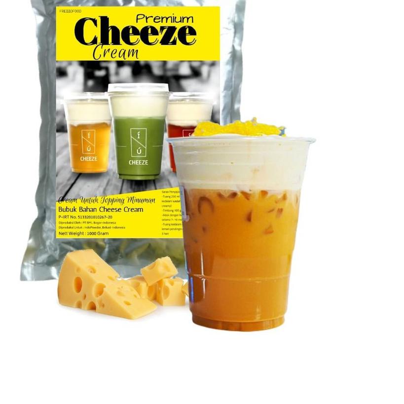 

♠ PREMIUM Cheese cream 1Kg / Cheese tea cream 1Kg / Cream cheese / Cheese foam / Cheese tea foam ☪