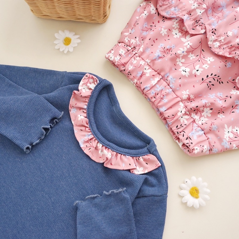 RACHIDKIDS / SETELAN ANAK CEWEK LUCU / ARUMI SKIRT SET