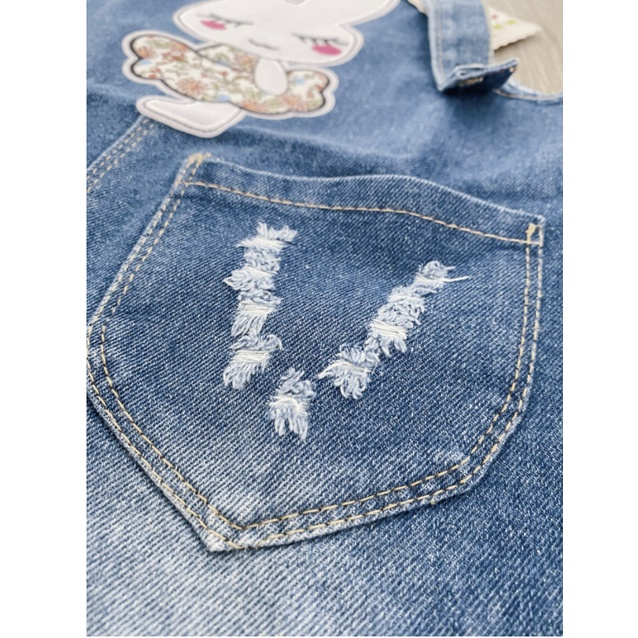 babyfit KELINCI 2023 rok overall jeans anak perempuan baju kodok rok jojon import jx-0118