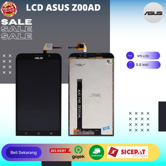 Lcd Asus z00ad bergaransi